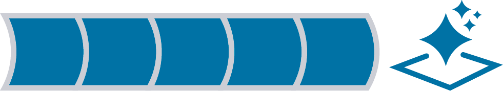 Systeme, die mit weniger Pfeilen bewertet werden, können eine Oberfläche mit mehr Orangenhaut und/oder geringerem Glanz liefern. Systeme mit mehr Pfeilen liefern ein glatteres Finish und höheren Glanz.