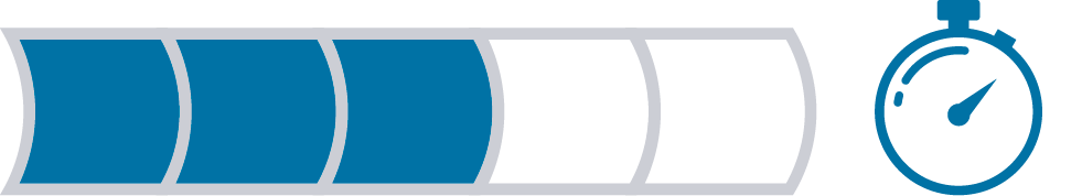 Die Prozessgeschwindigkeit bezieht sich auf die Prozesszeit und die Anzahl der Stufen des Lackierprozesses. Systeme, die mit weniger Pfeilen bewertet werden, liefern einen langsameren Prozess mit mehr Schritten. Systeme, die mit mehr Pfeilen bewertet werden, liefern einen schnelleren Prozess mit weniger Schritten.